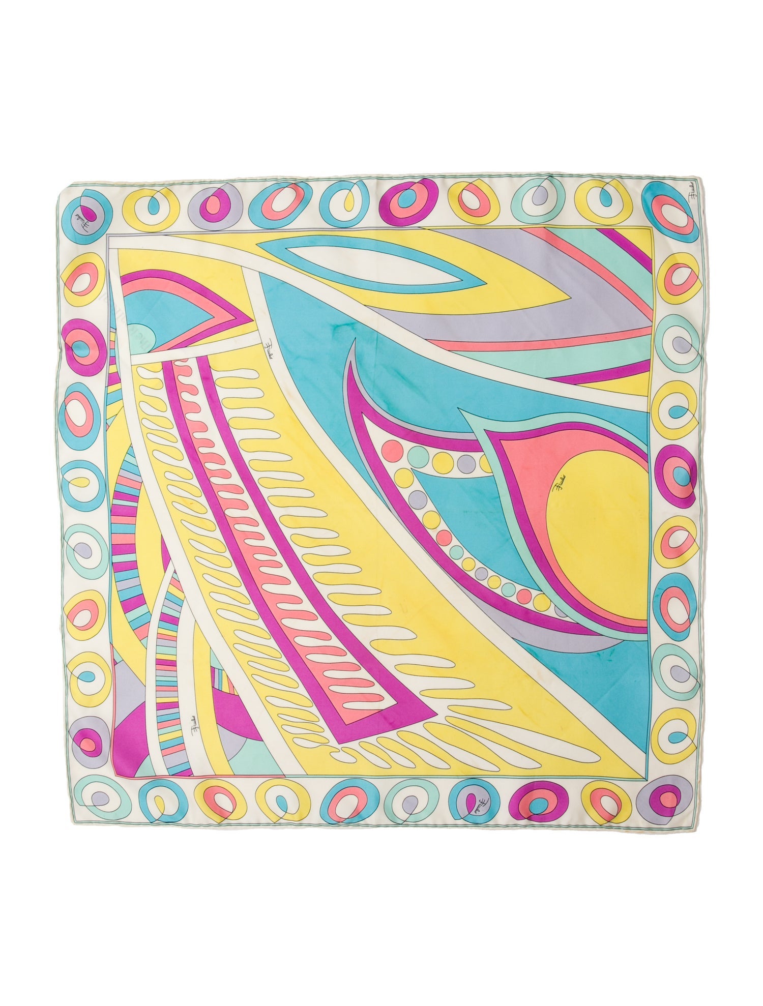 Emilio Pucci Silk Vintage Scarf