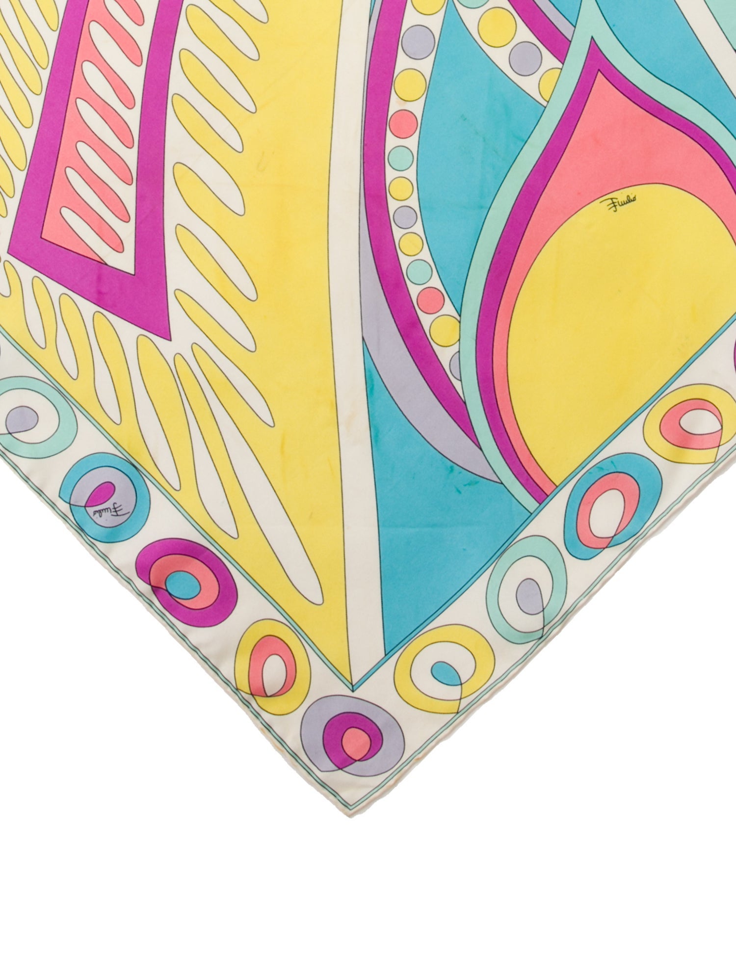 Emilio Pucci Silk Vintage Scarf