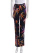 Emilio Pucci Silk Straight Leg Pants