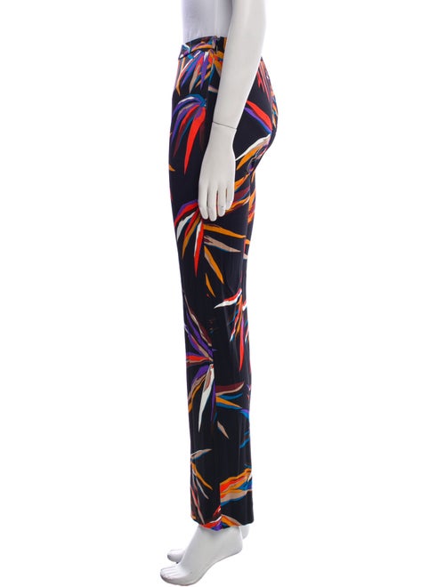 Emilio Pucci Silk Straight Leg Pants