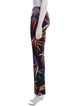 Emilio Pucci Silk Straight Leg Pants