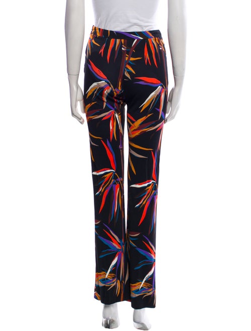 Emilio Pucci Silk Straight Leg Pants