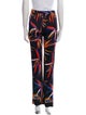 Emilio Pucci Silk Straight Leg Pants