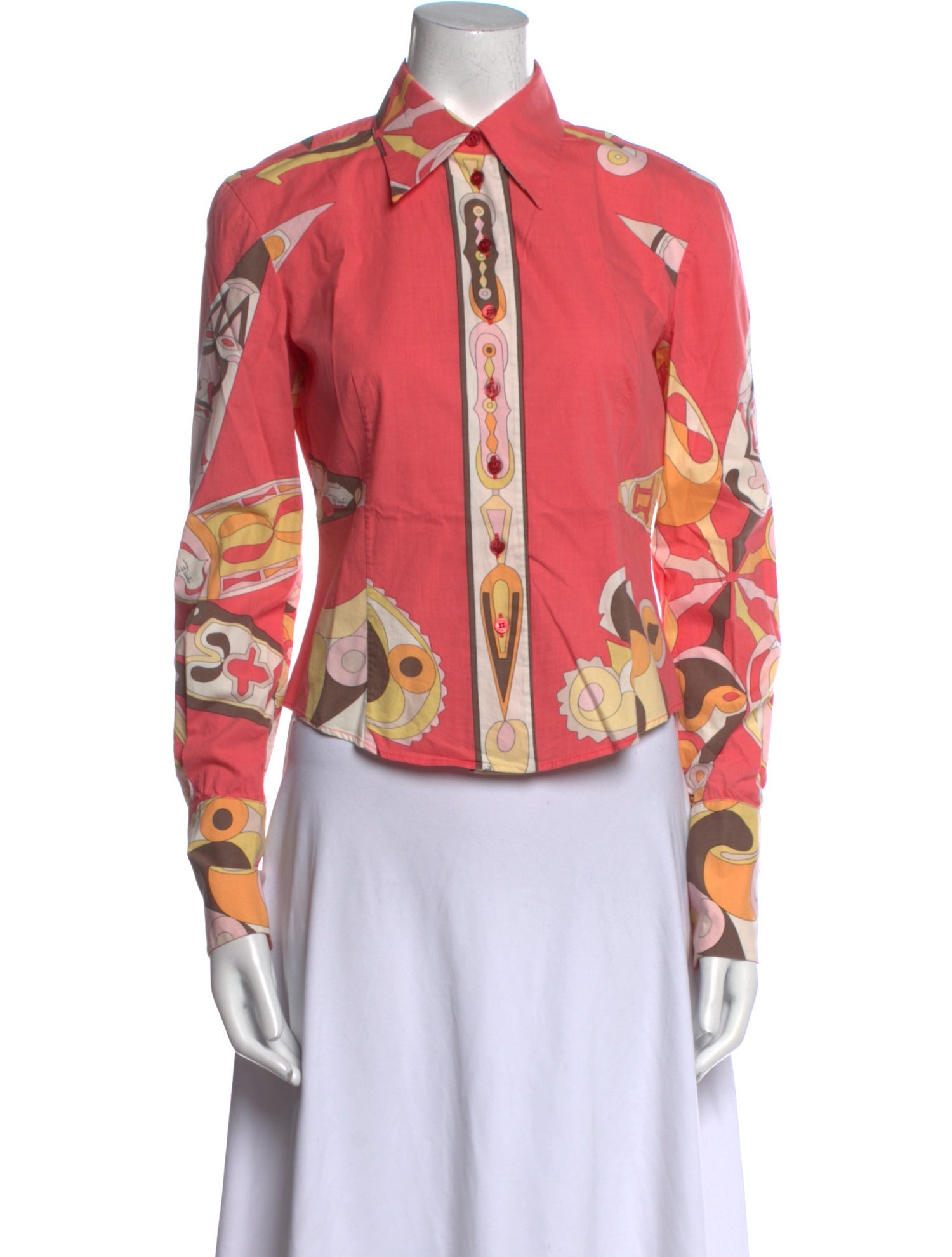 Emilio Pucci Vintage 2000's Button-Up Top