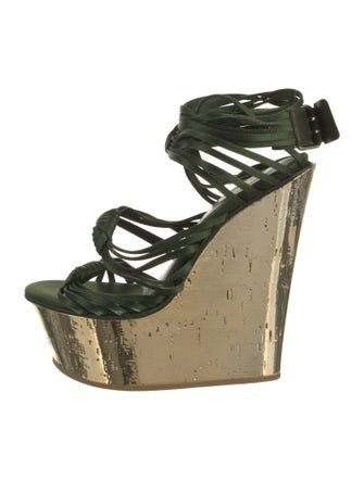 Emilio Pucci Leather Sandals