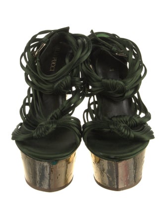 Emilio Pucci Leather Sandals