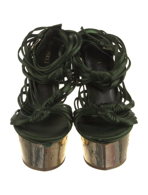 Emilio Pucci Leather Sandals