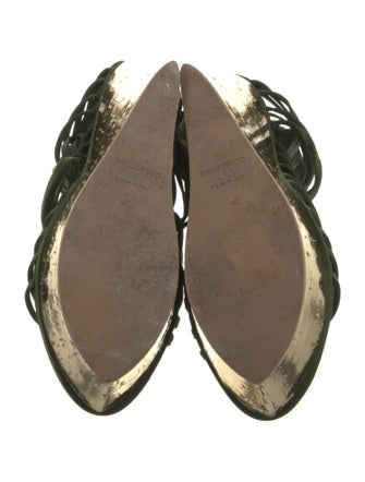 Emilio Pucci Leather Sandals