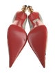Emilio Pucci Leather Colorblock Pattern Pumps