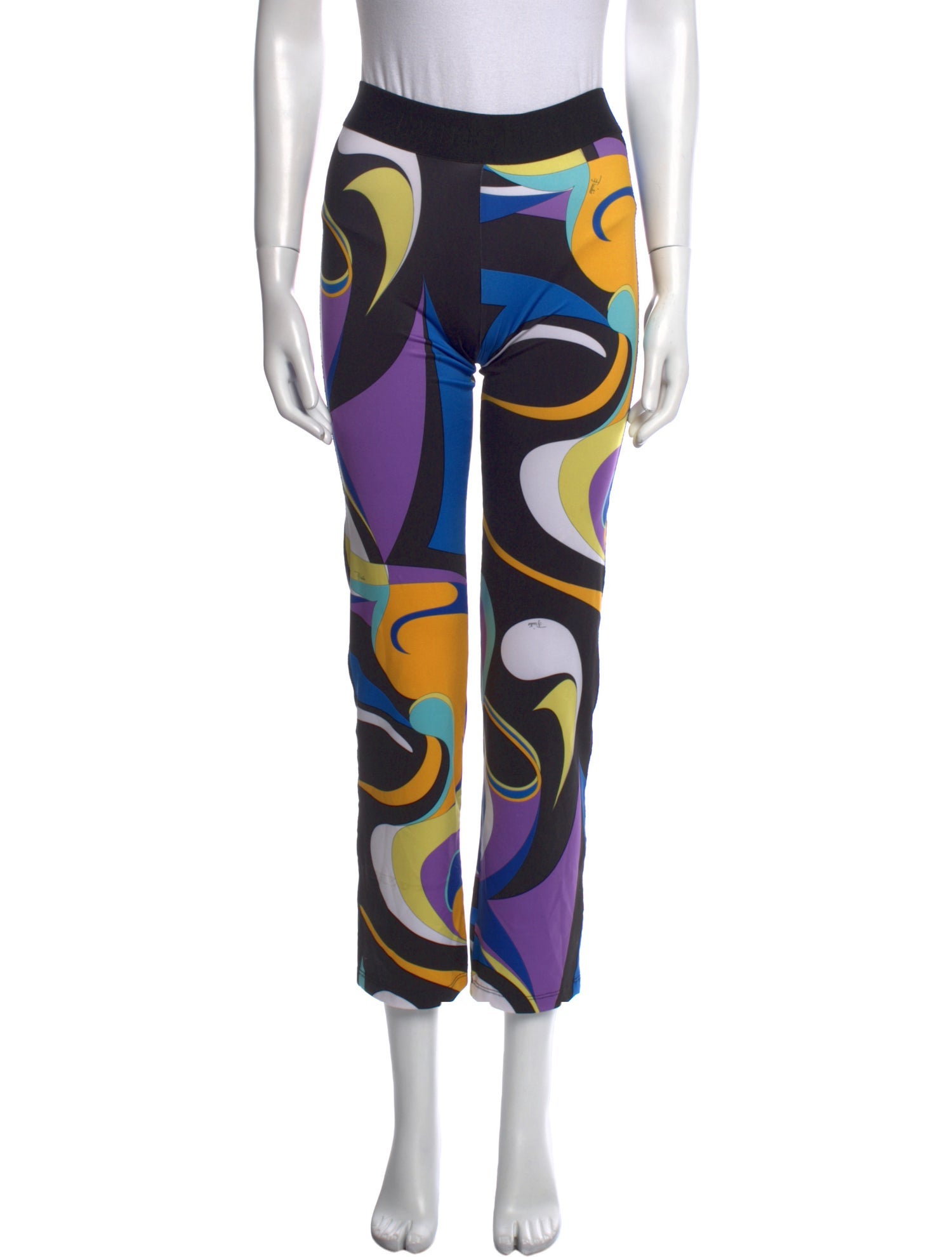 Emilio Pucci Printed Straight Leg Pants