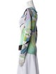 Emilio Pucci Printed V-Neck Top