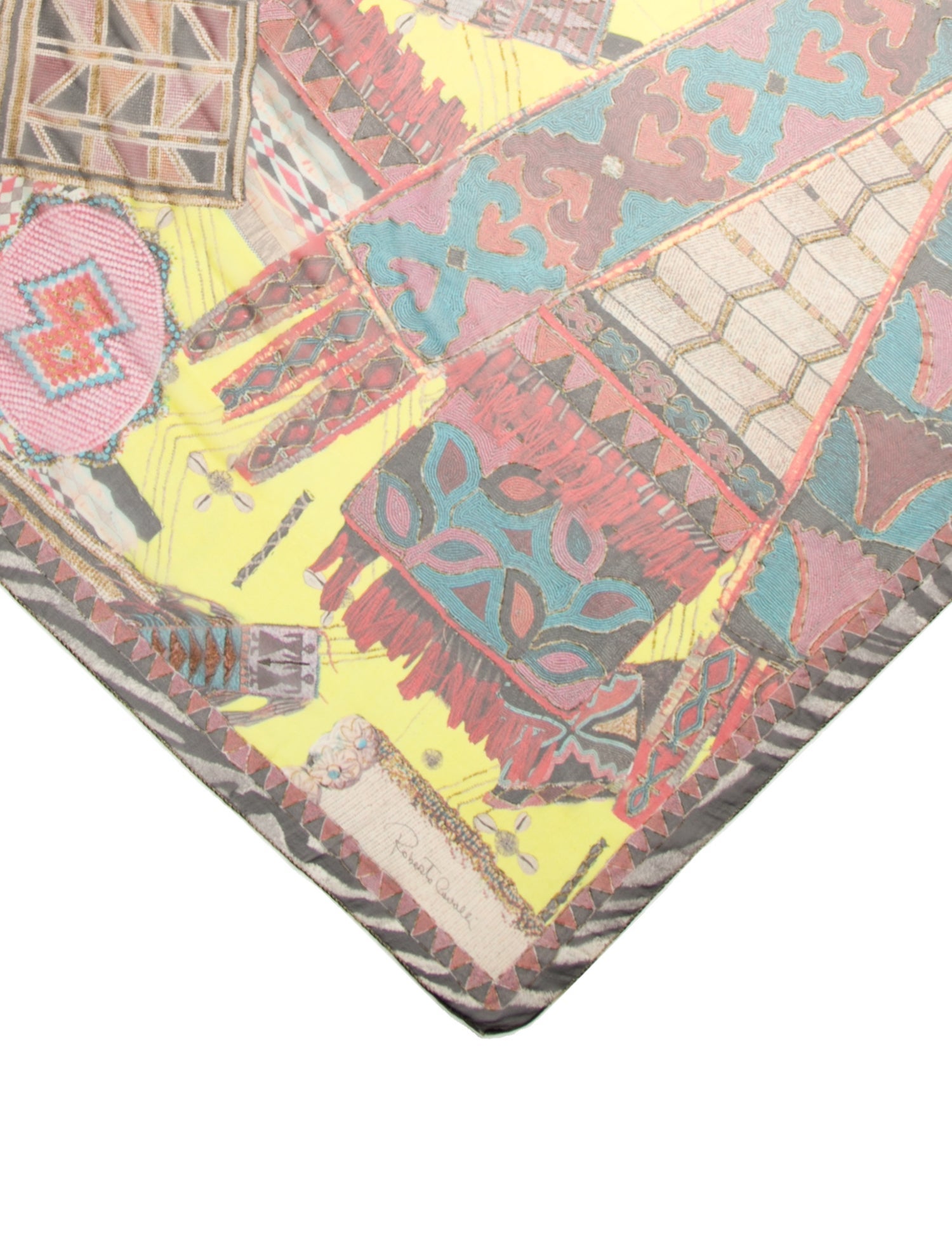 Emilio Pucci Silk Graphic Print Scarf