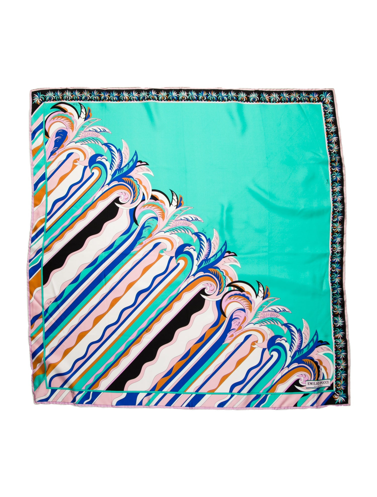 Emilio Pucci Silk Printed Scarf
