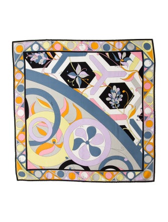 Emilio Pucci Silk Printed Scarf