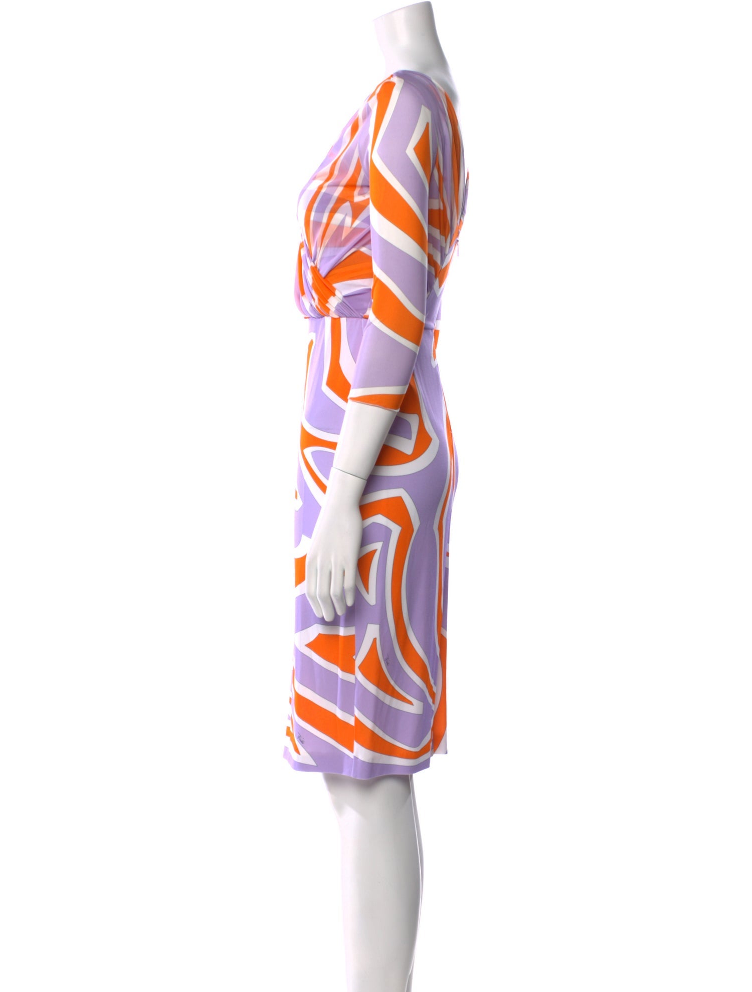 Emilio Pucci Printed Knee-Length Dress