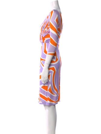 Emilio Pucci Printed Knee-Length Dress