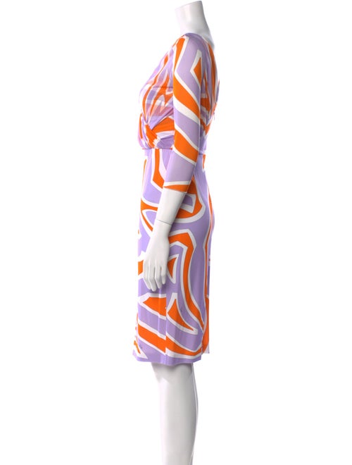 Emilio Pucci Printed Knee-Length Dress