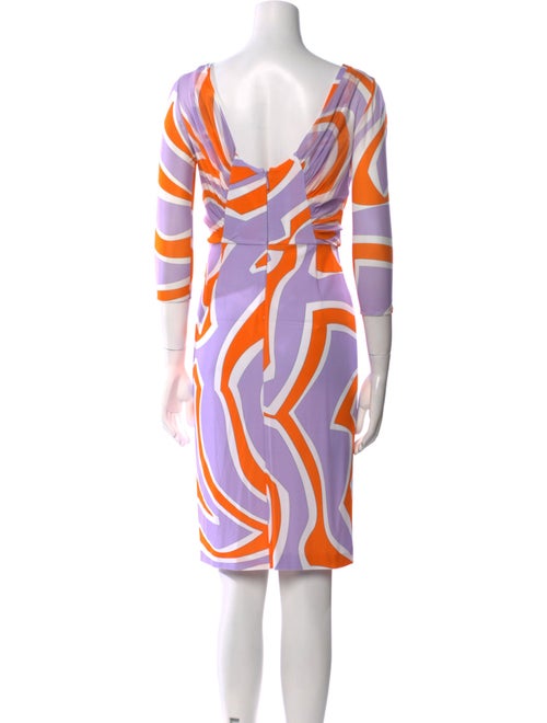 Emilio Pucci Printed Knee-Length Dress