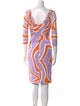 Emilio Pucci Printed Knee-Length Dress