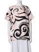 Emilio Pucci Silk Printed T-Shirt