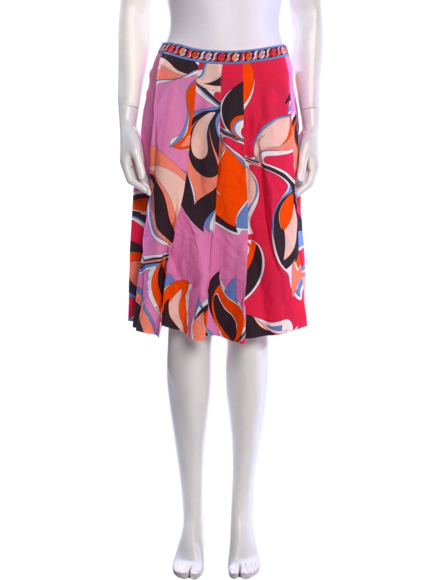 Emilio Pucci Printed Knee-Length Skirt