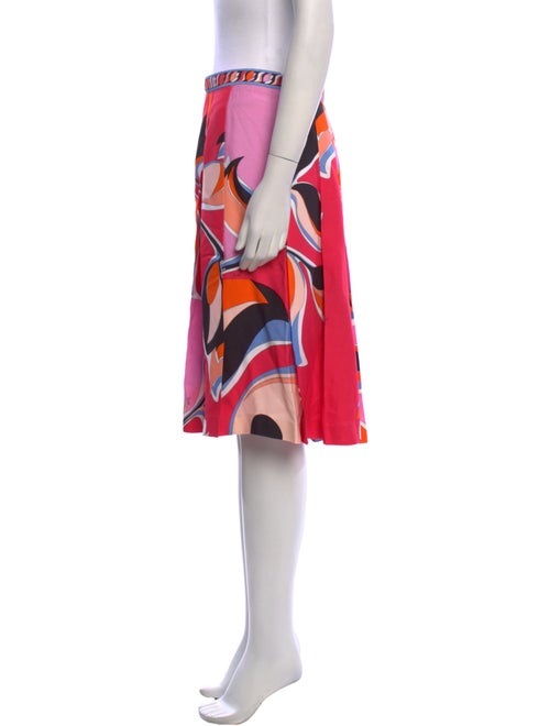 Emilio Pucci Printed Knee-Length Skirt