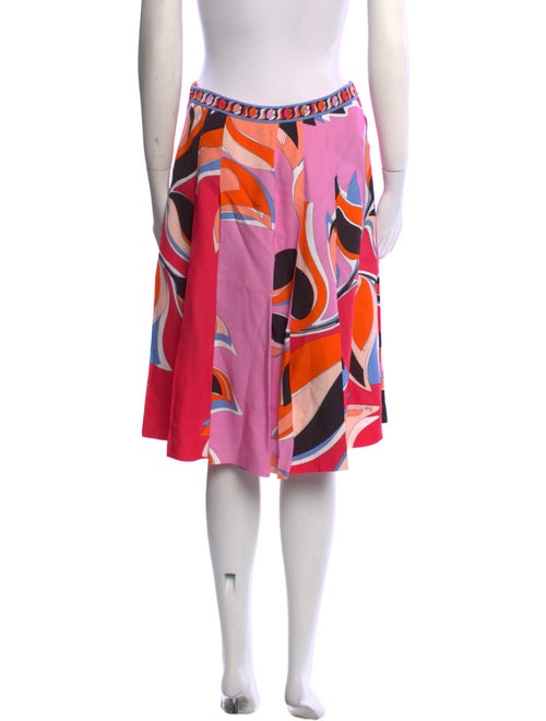 Emilio Pucci Printed Knee-Length Skirt