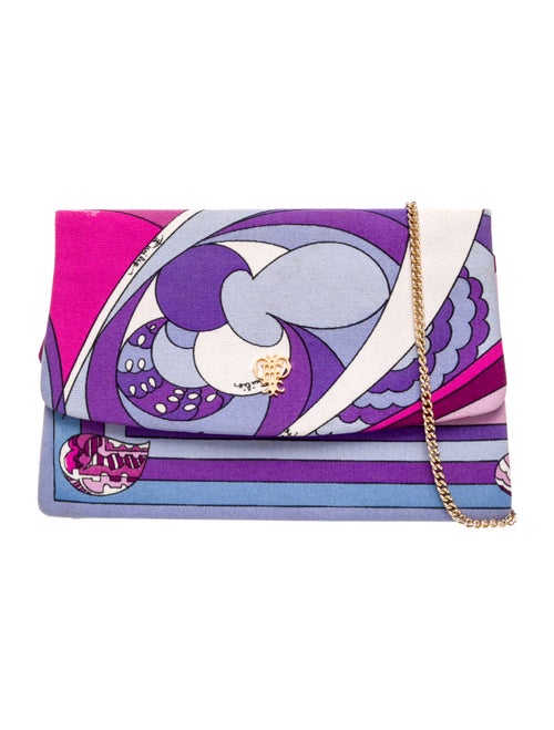 Emilio Pucci Canvas Clutch