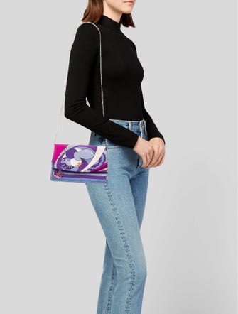 Emilio Pucci Canvas Clutch