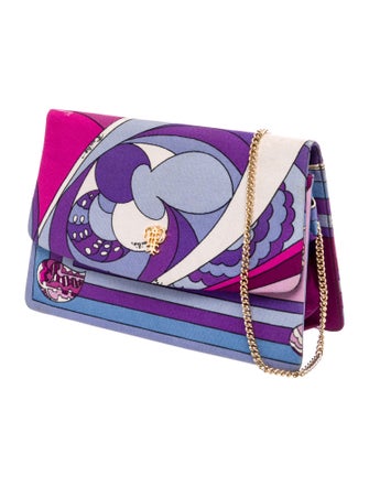 Emilio Pucci Canvas Clutch