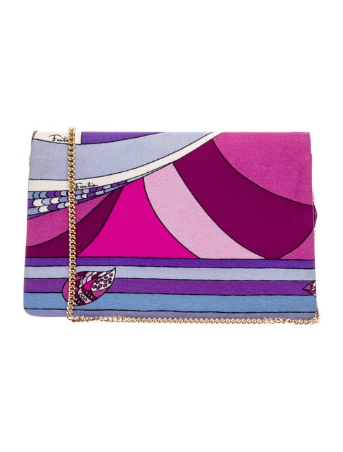 Emilio Pucci Canvas Clutch