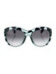 Emilio Pucci Oversize Gradient Sunglasses