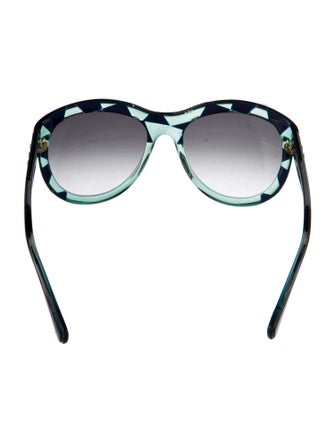 Emilio Pucci Oversize Gradient Sunglasses