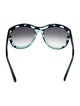 Emilio Pucci Oversize Gradient Sunglasses
