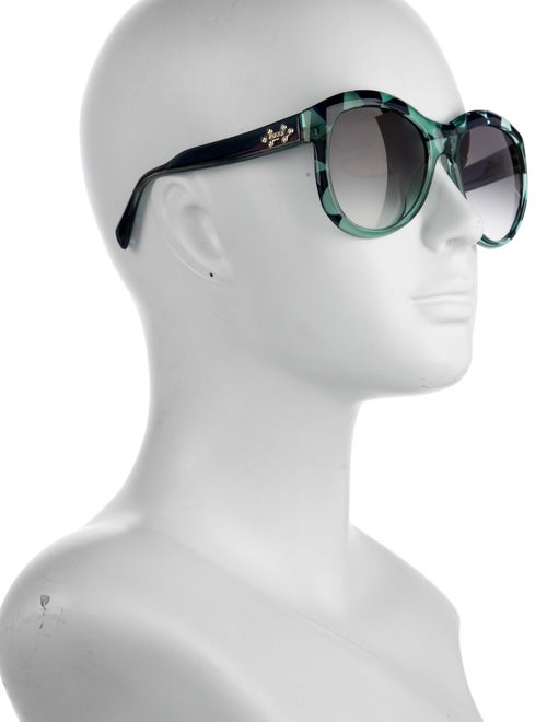 Emilio Pucci Oversize Gradient Sunglasses