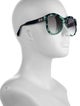 Emilio Pucci Oversize Gradient Sunglasses