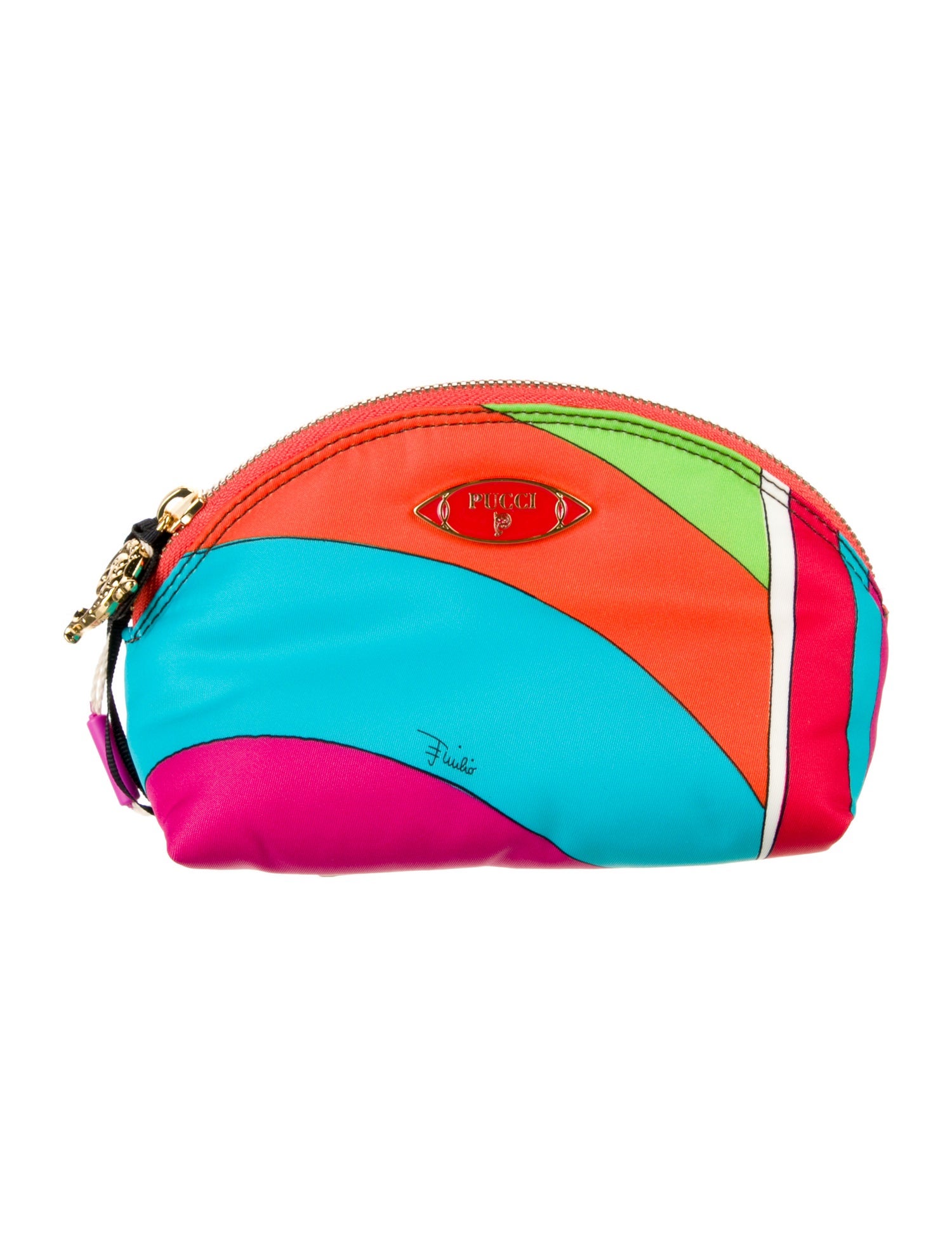 Emilio Pucci Pattern Print Cosmetic Bag w/Tags