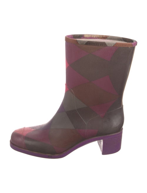 Emilio Pucci Rubber Printed Rain Boots