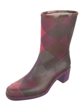 Emilio Pucci Rubber Printed Rain Boots