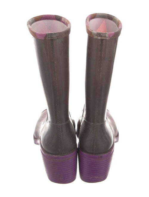 Emilio Pucci Rubber Printed Rain Boots