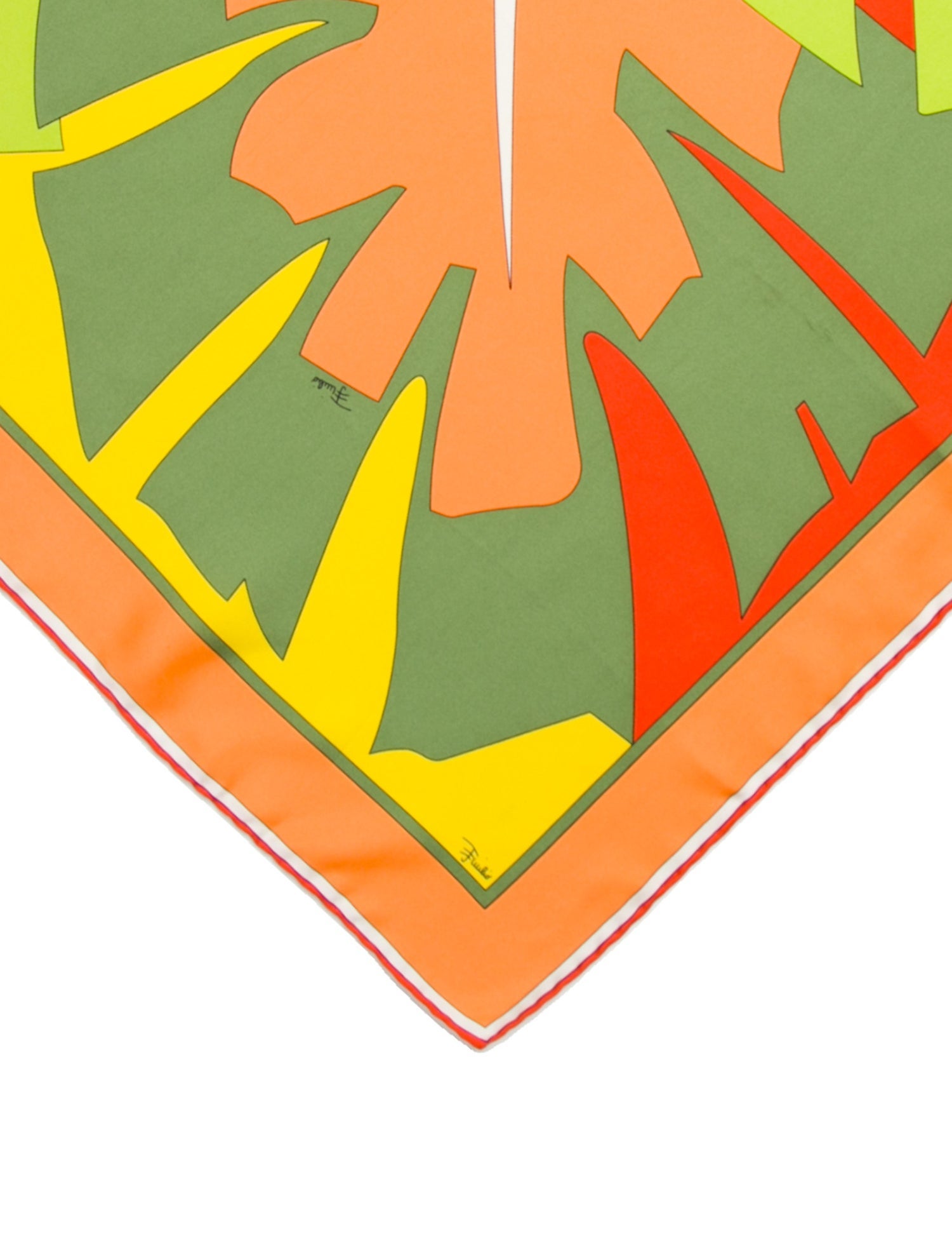 Emilio Pucci Silk Printed Scarf