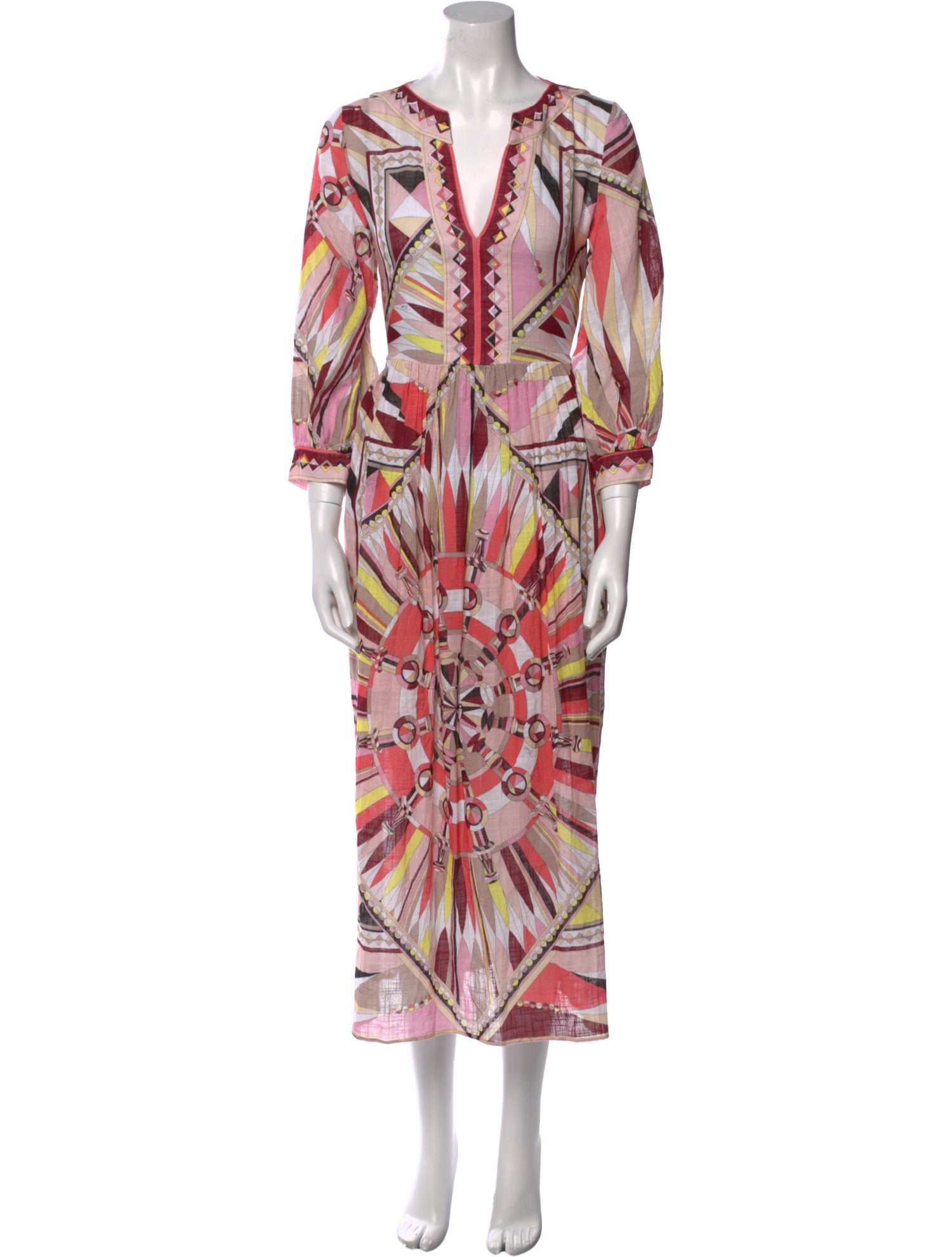 Emilio Pucci Printed Long Dress