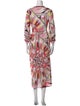 Emilio Pucci Printed Long Dress
