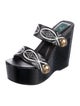 Emilio Pucci Patent Leather Printed Slides