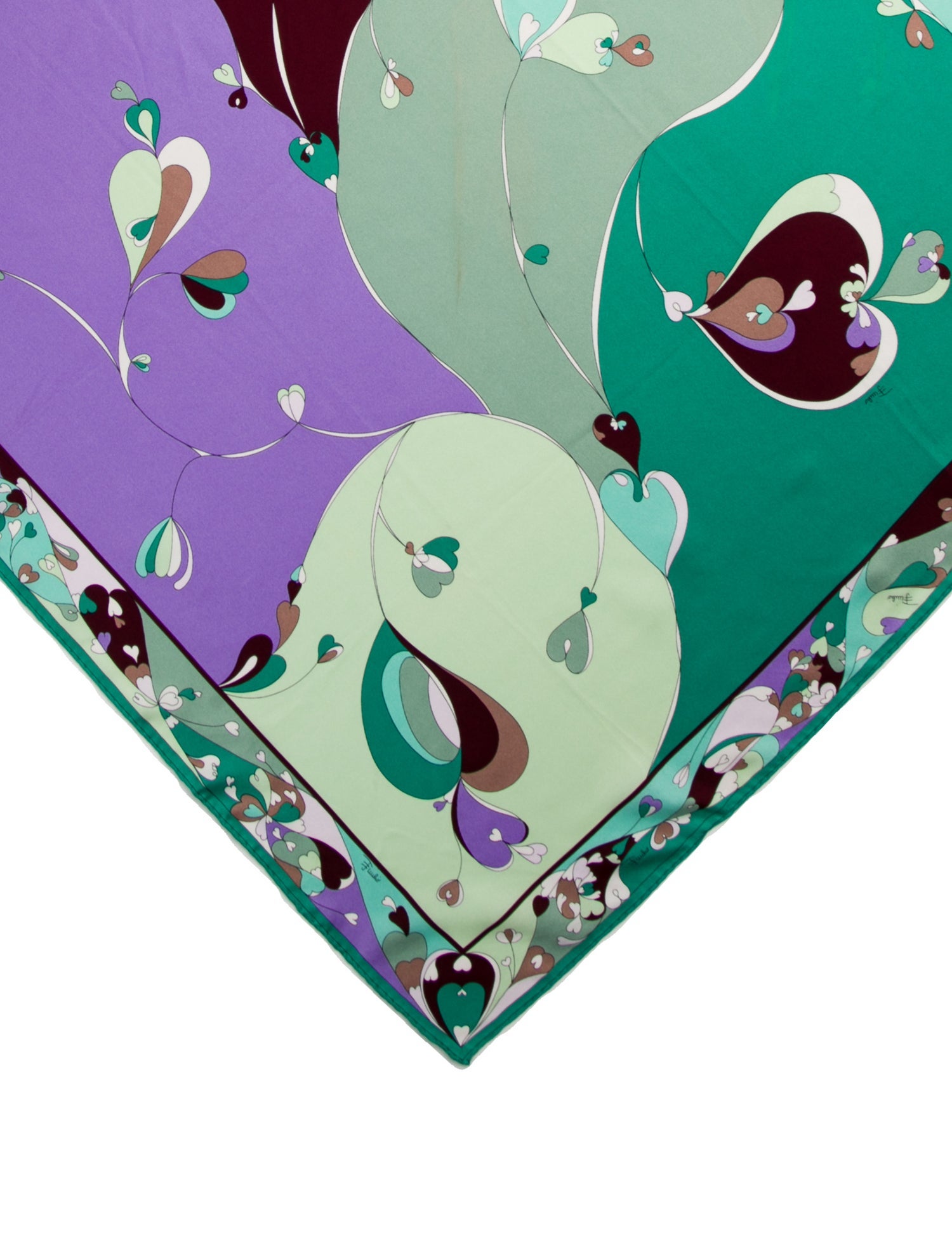 Emilio Pucci Silk Printed Scarf