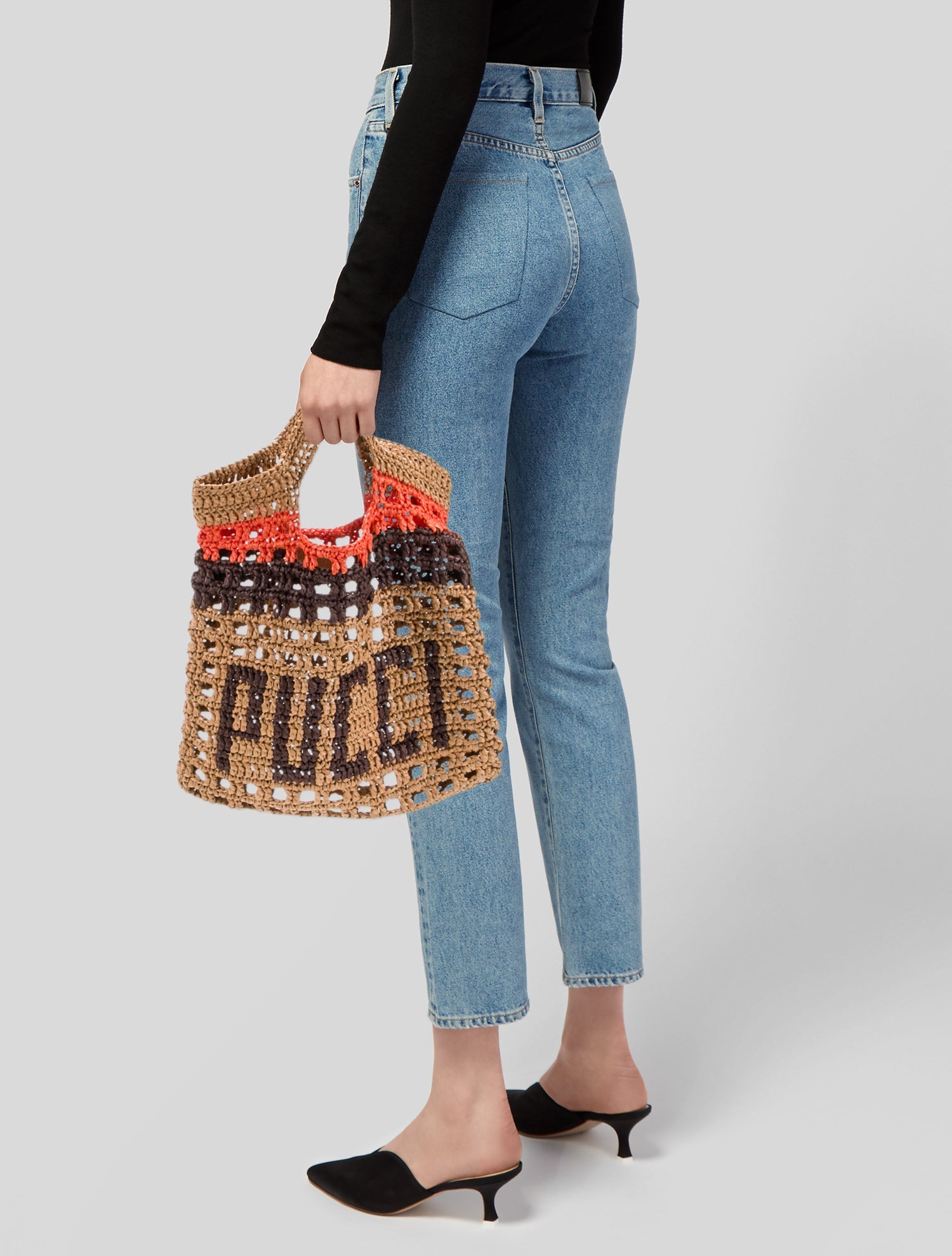 Emilio Pucci Raffia Bucket Bag