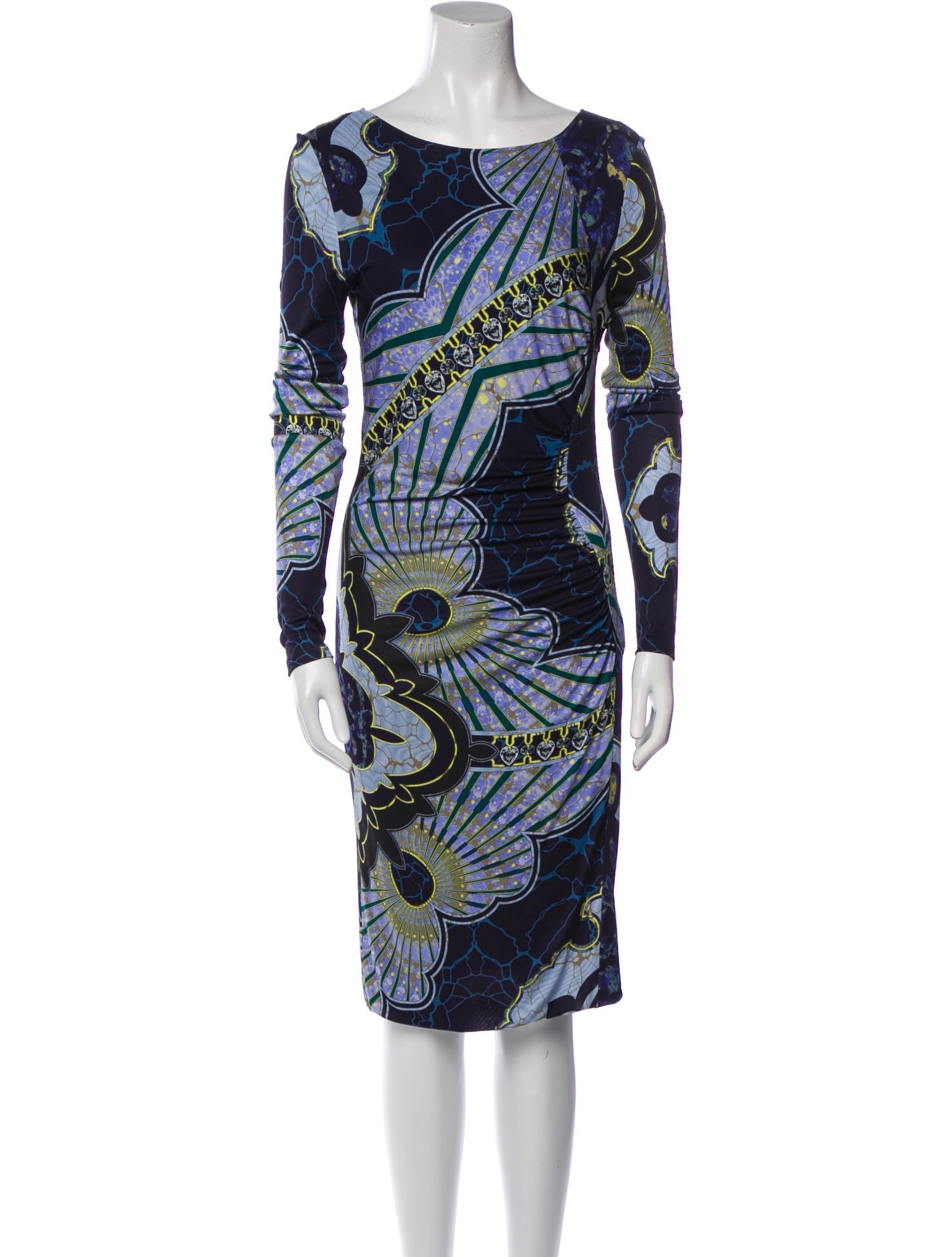 Emilio Pucci Printed Midi Length Dress