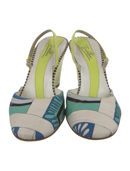 Emilio Pucci Printed Slingback Pumps
