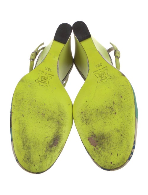 Emilio Pucci Printed Slingback Pumps