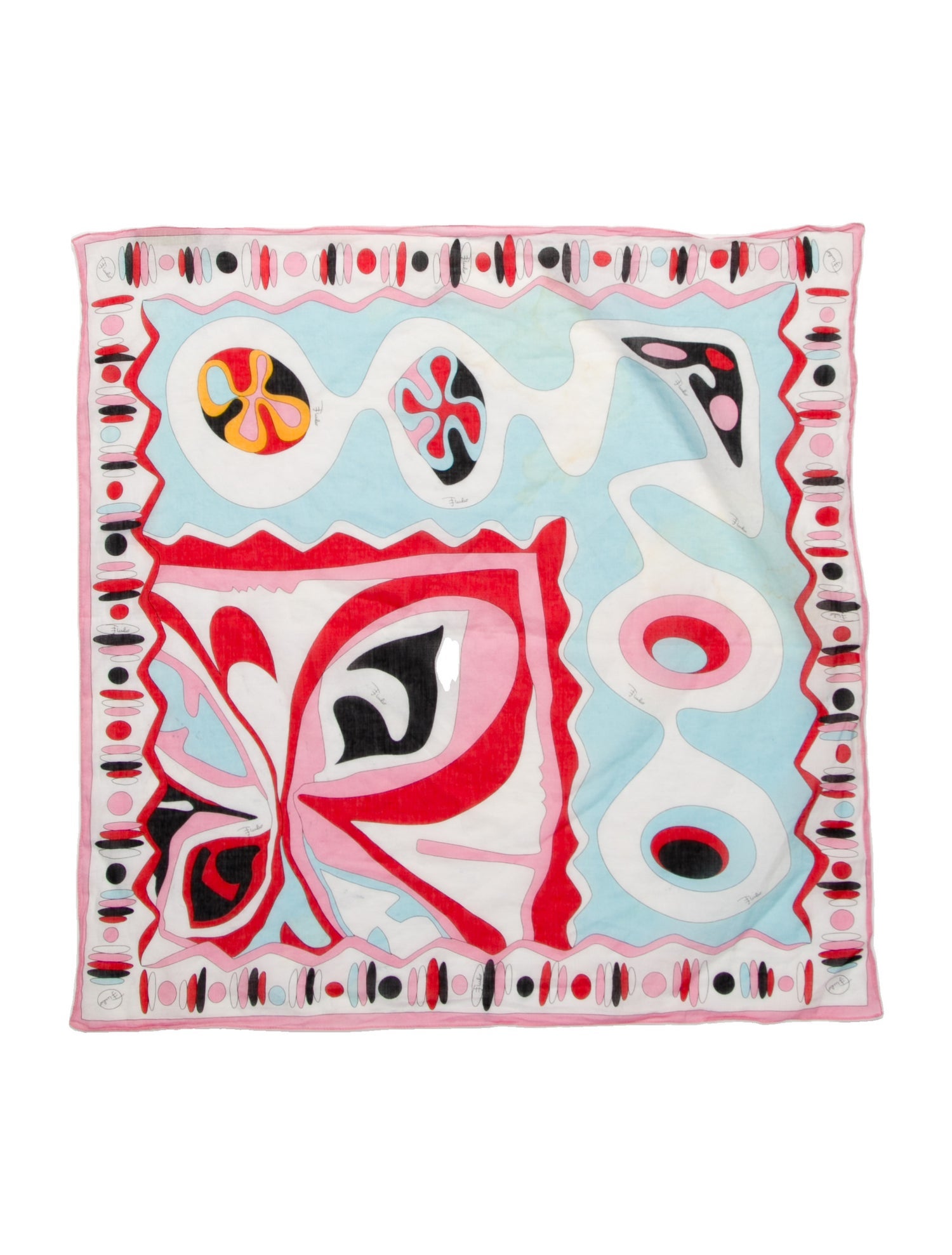 Emilio Pucci Silk Printed Scarf